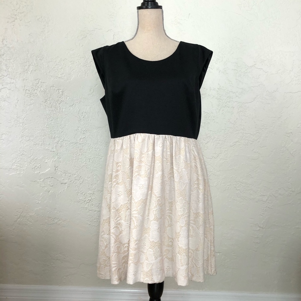 Worthington Black & White Dress 14P